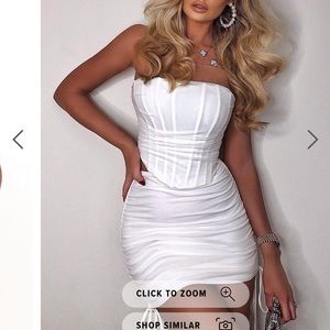 Bombshell Ruched Mini Skirt Set